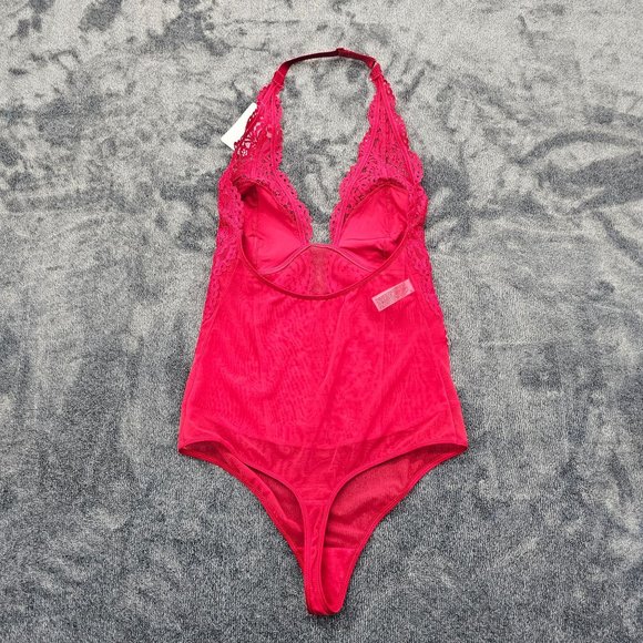 B Temptd by wacoal Nighty womens size small red one piece Lace pull on g string - Picture 8 of 12